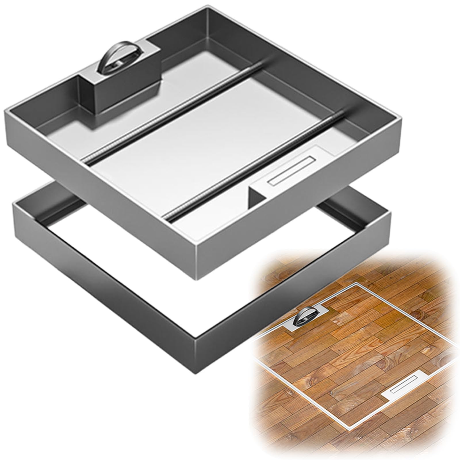 Couvercle de trou d'homme robuste pour sublimer votre terrasse ou jardin