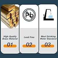 Vista 3 de VINTEX Paquete de 5 válvulas Pex de 1/2 pulgada x 3/8 pulgadas de ángulo Od Pex, válvula de cierre de agua, accesorios de crimpado de cuarto