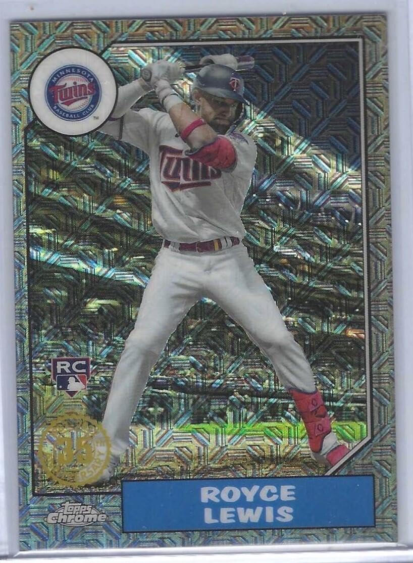 Royce Lewis 2022 Topps Chrome Gray Silver Pack Refractor Rookie Rc #d 155/199 - Baseball Slabbed Rookie Cards