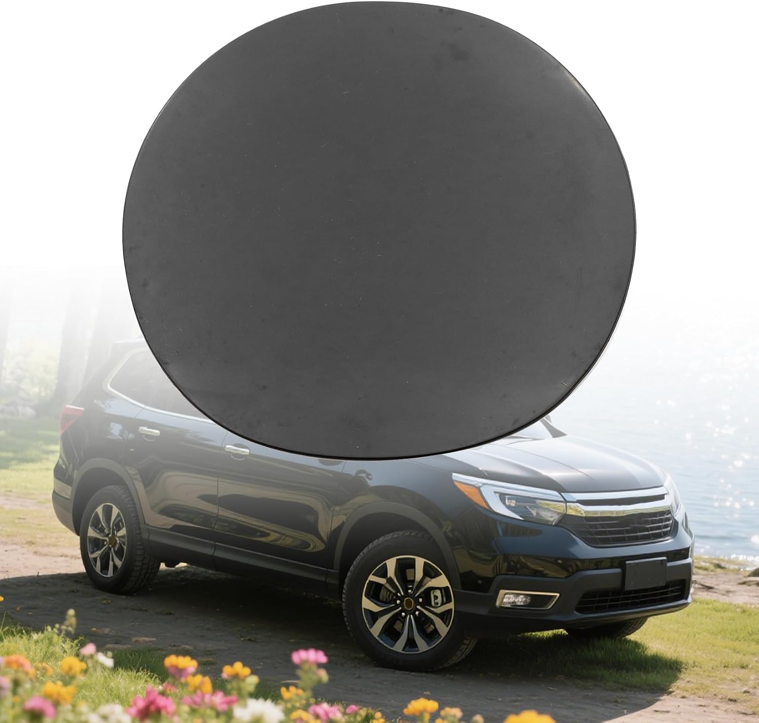 Gas Fuel Filler Door Cover Lid 74481-SZA-A01ZZ 74481SZAA01ZZ Compatible with 2009-2015 Honda Pilot 3.5L 3471CC V6 Gas SOHC Naturally Aspirated EX EX-L LX Sport Utility 4-Door
