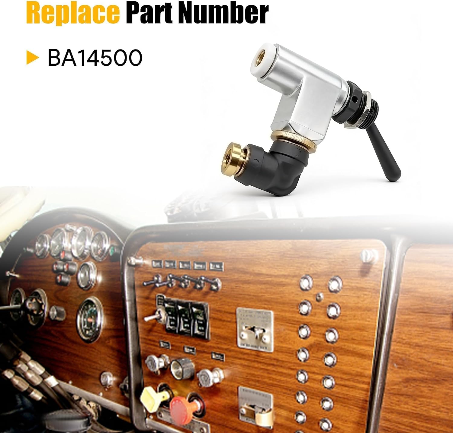 BA14500 Air Toggle Switch Control Valve for Peterbilt Kenworth