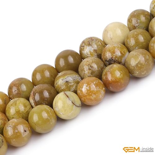 Miniatura 716 de GEM-Inside - Cuentas sueltas de piedra de lava negra natural de 0.315 in para hacer joyas, 15 pulgadas Cordierita de grado A