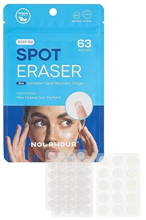 Hydrocolloid Patch STEP2 Invisible Ultra-Thin Bandages Vegan Patch for Pimple-Prone Skin Korean Skin Care Face Pimple Patches Pack