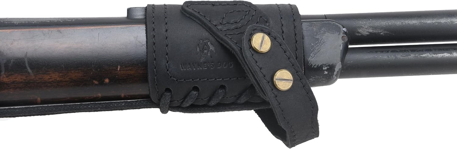 Tas Trost Leather Gun Sling Loop Holster No Drilling Adjustable Barrel Sleeve for Hunting