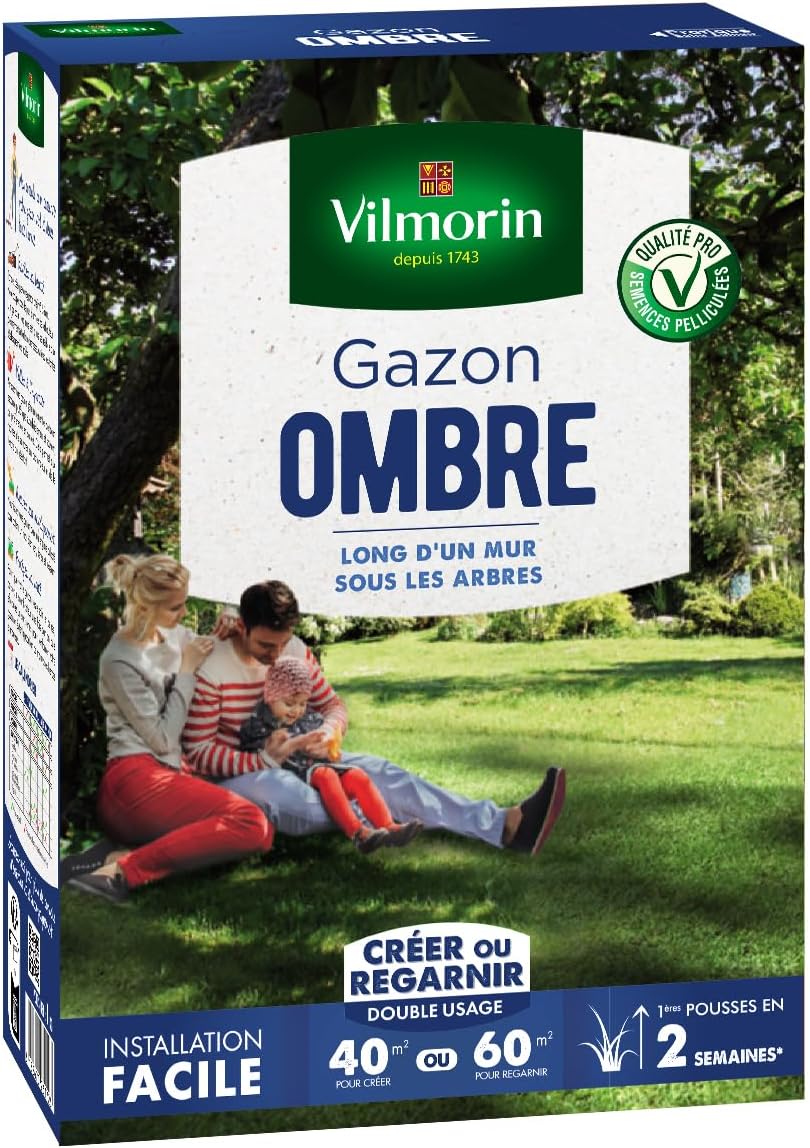 VILMORIN Semences de gazon ombre - 1 kg