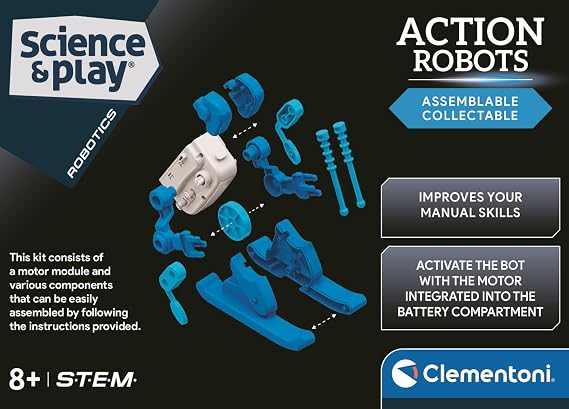 Clementoni Robotik Laboratuvarı Action Robots Skier