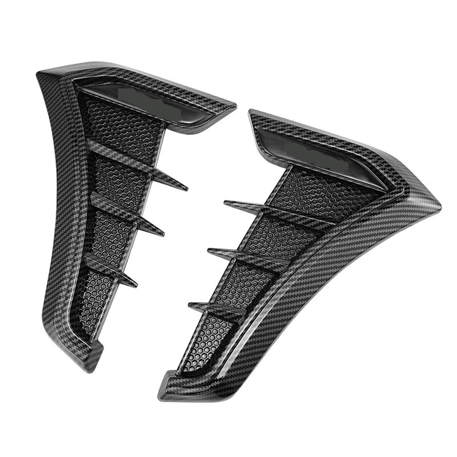 Żaluzja Tylnej Szyby Bocznej Pasuje do Forda ST LINE STLINE Pasuje do Mustanga Mk3 Mk4 Focusa Błotnik boczny Otwory wlotowe powietrza Otwór wlotowy(Carbon fiber)