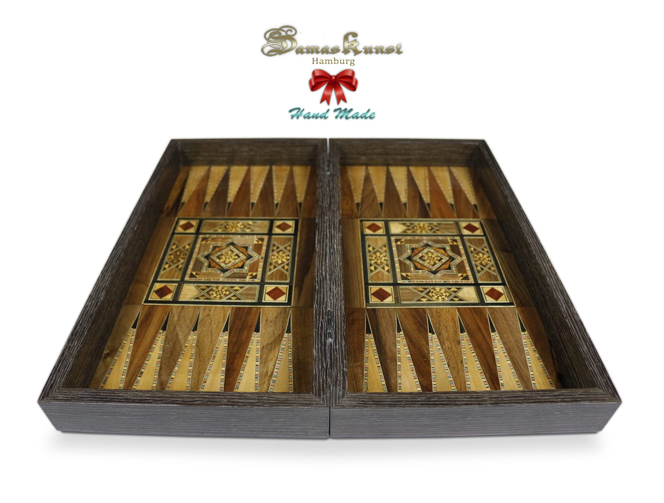 Elessar B50 x 50 cm - Tagliere in legno Tavla/scacchi da donna BT 506 con 30 pietre in legno