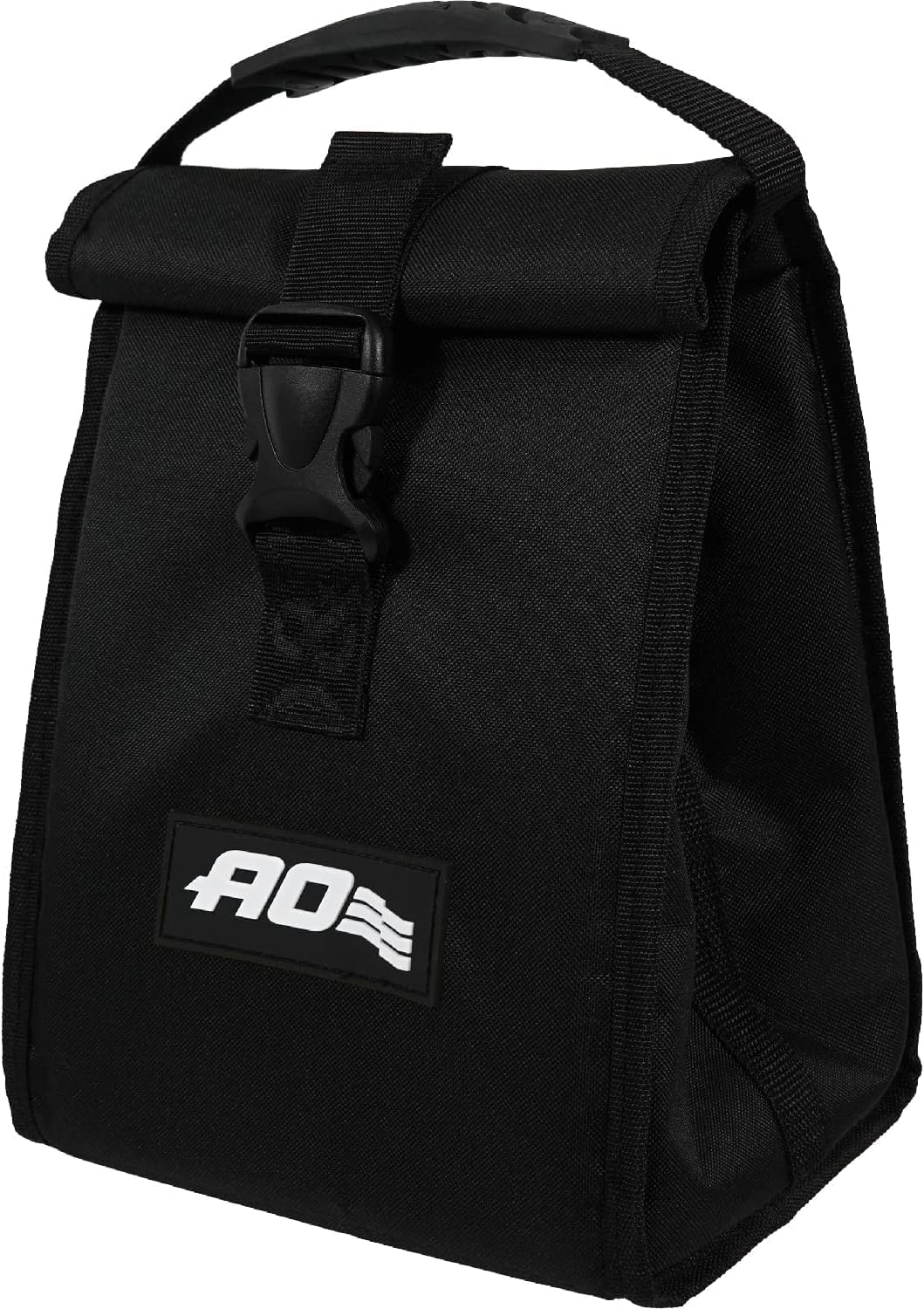 ランチソフトクーラー ブラック 5.7L 軽量 保冷 ロールトップ式 小型 クーラーボックス お弁当 保冷バッグ キャンプ ピクニッ