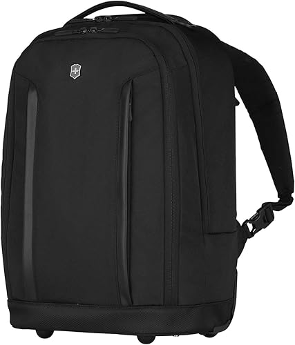 Victorinox 606634 Altmont Mochila profesional con ruedas para laptop 606634 Bolsa de transporte original japonesa oficial, negro, F