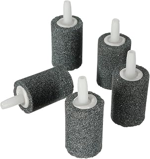 Air Purifier Replacement Filter 5pcs Bubble Stones High Temperature Firing Good Filterability Diffuser Stone for Ozone Generator Ozone Aeration Stone Activated Carbon Filters Set