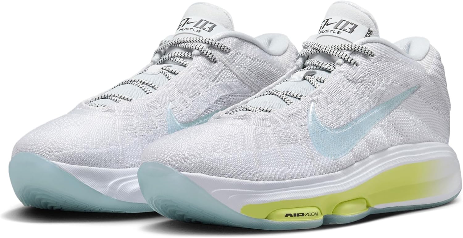 Nike Men's G.T. Hustle 3 Electric Basketball Shoes, Multi-Color - Image 3