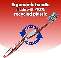 Vista 5 de Colgate 360 Optic White Advanced Whitening Cepillo de dientes para adultos mediano con copas blanqueadoras, ayuda a blanquear los dientes y elimina