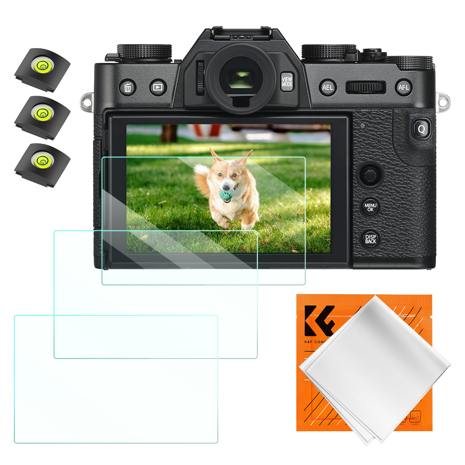 K And F Concept 3pcs Screen Protector For Fujifilm X Desertcart - Main Image
