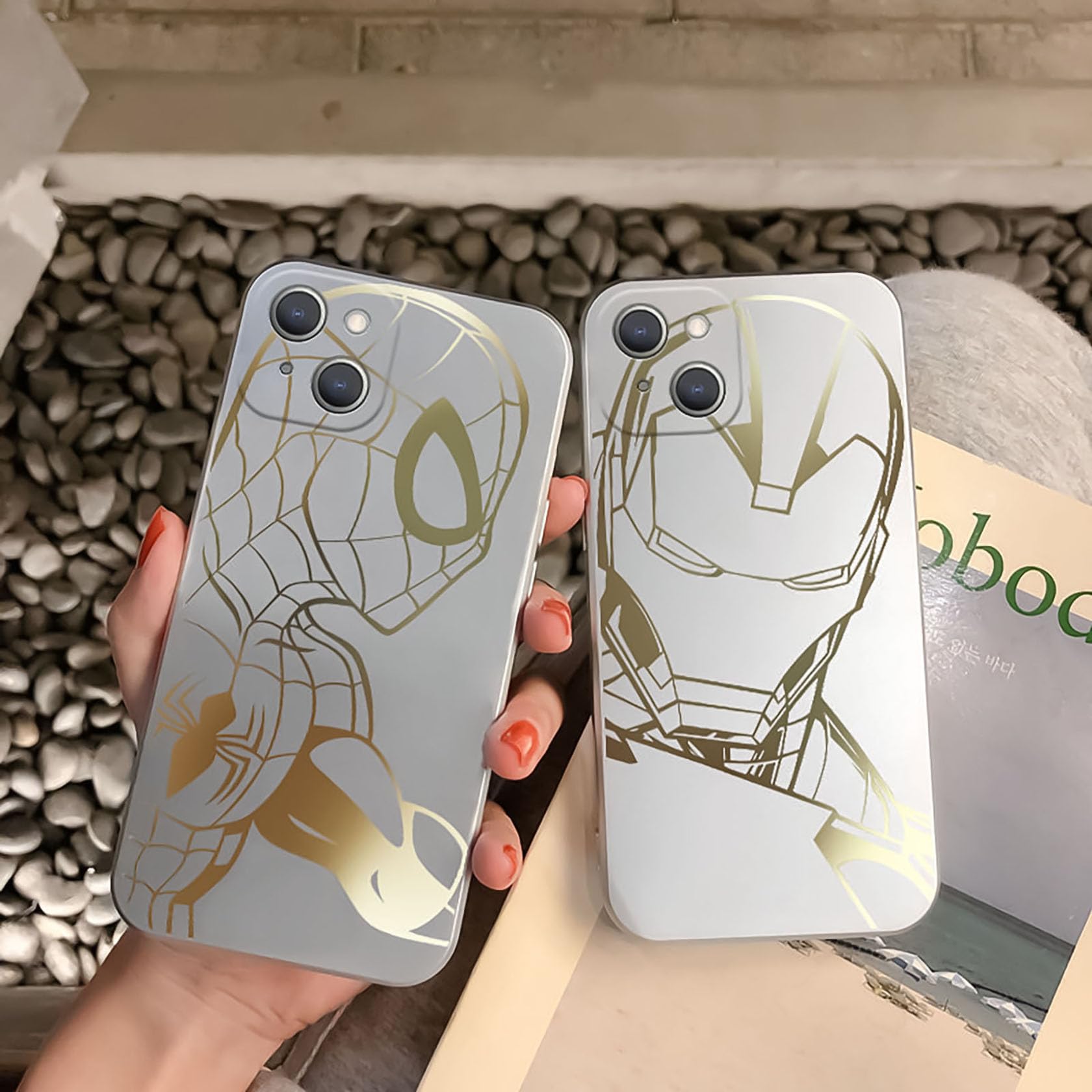 Amazon.co.jp: スパイダーマン アイアンマン iPhone 16 Pro Max 用