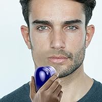 Vista 3 de Mini afeitadora eléctrica, afeitadora eléctrica de tamaño de bolsillo para hombres y mujeres, recargable, fácil de usar con un botón, portátil