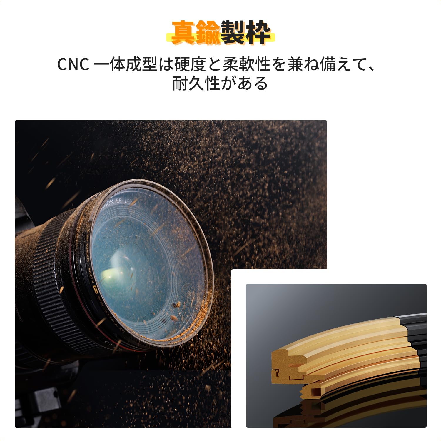 Amazon | K&F CONCEPT レンズ保護フィルター 95mm レンズ保護用 撥水