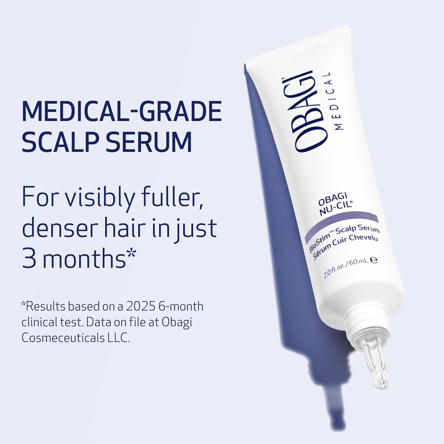 Obagi Nu-Cil BioStim Hair Scalp Serum with Biotin – Clinically Proven to Promote Scalp Health & Deliver Visibly Fuller, Denser Hair – Lightweight, Strengthens Follicles, & Encourages Regrowth – 2 oz - Image 3