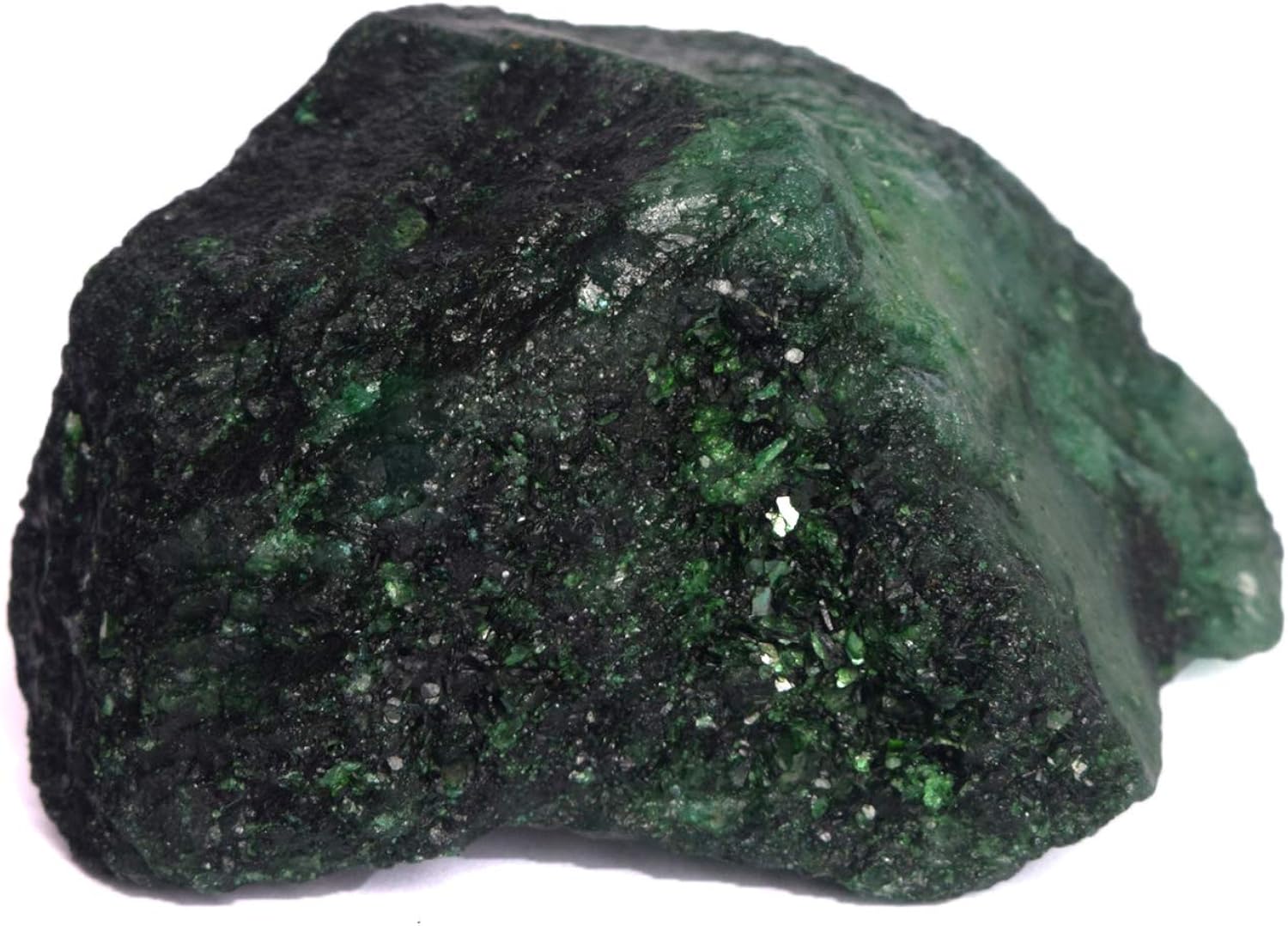 GEMHUB Esmeralda verde cruda natural de grado A, 820.00 quilates, cristal curativo en bruto para cabbing, Gema, Zambian - esmeralda verde