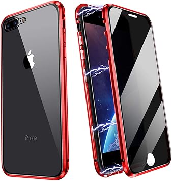 Amazon Co Jp 両面強化ガラス Iphone Se 2 Se 3 22 ケース 覗き見防止 Iphone8 Iphone7 ガラスケース アルミ バンパー 表裏 前後 両面ガラス 360 全面保護 マグネット式 アイフォン8 アイフォン7 カバー ガラス クリア 透明 全面ガラス Iphone8 7 Se 2 Se