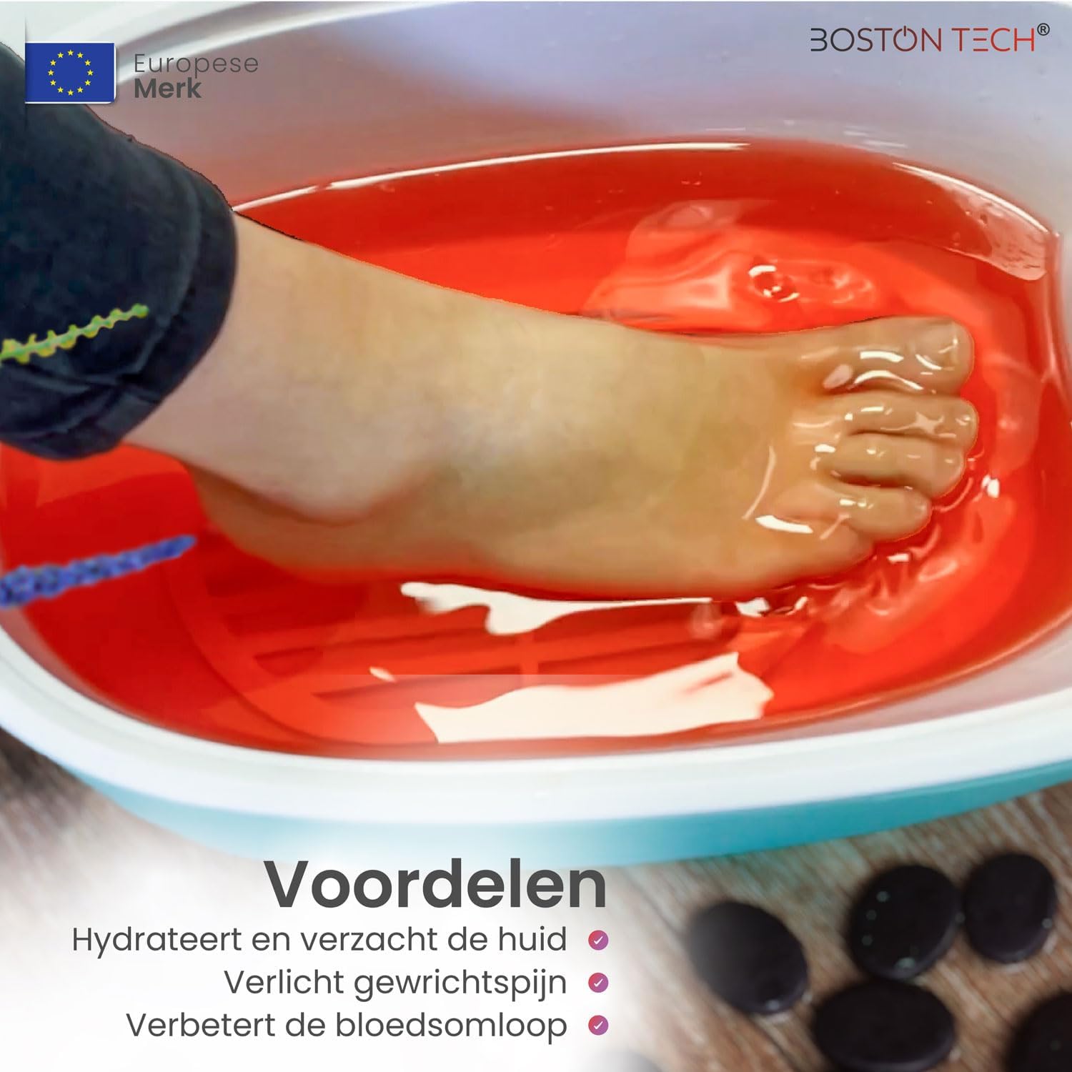 Foot being dipped into paraffin wax