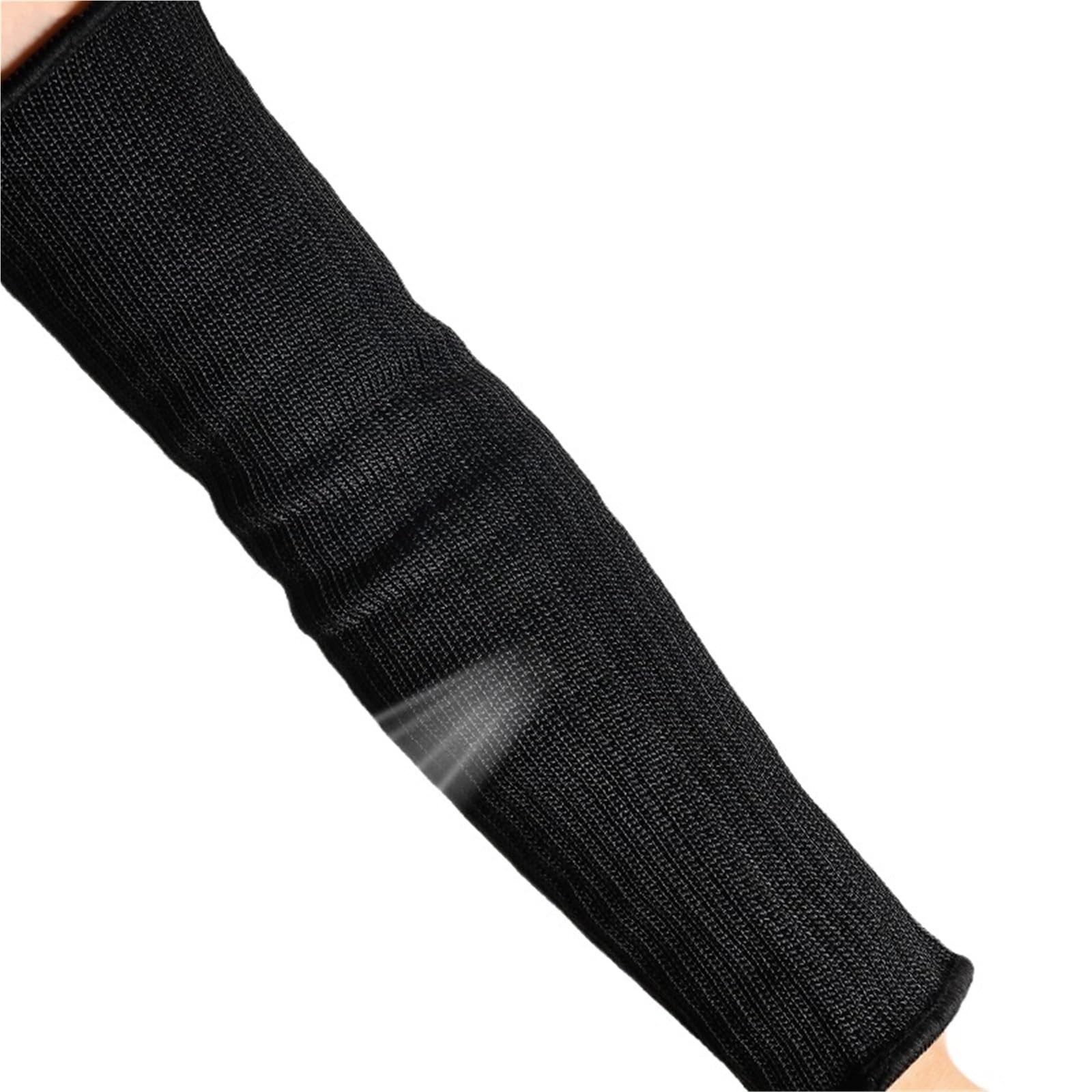 Protège-bras anti-coupures, gants en fil d'acier de niveau 5, protège-poignets, manchons anti-couteaux et protection contre les coupures, entailles coups lame Résistants à la perforation