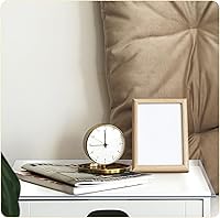 Vista 5 de Protector para mesita de noche, protector de plástico transparente de 15.8 x 23.6 pulgadas, 0.059 in de grosor, rectangular, de cloruro