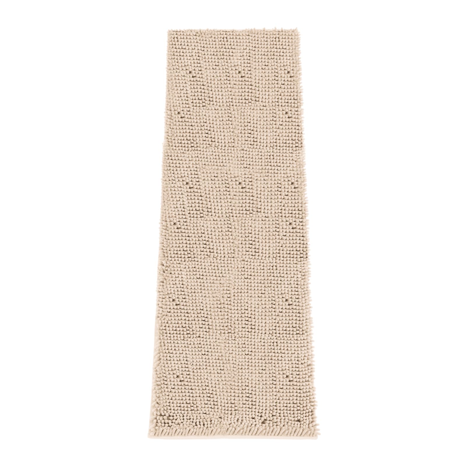Absorbent Dog Door Mat for Muddy Paws, 72" x 24" Chenille Indoor Mats for Entryway, Trap Dirt Front Door Mat Indoor Entrance Washable Non Slip Soft Beige