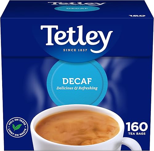 Tetley Bolsas de té descafeinado de los años 160
