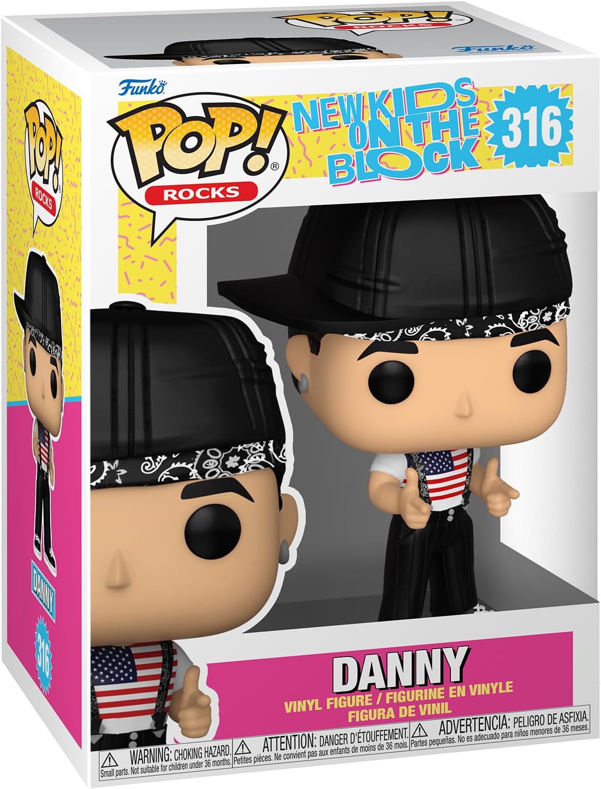 Funko POP! Rocks: NKOTB - Danny Wood - New Kids on the Block - Collectable Vinyl Figure - Gift Idea - Official Merchandise - Toys for Kids & Adults - Music Fans - Model Figure for Collectors