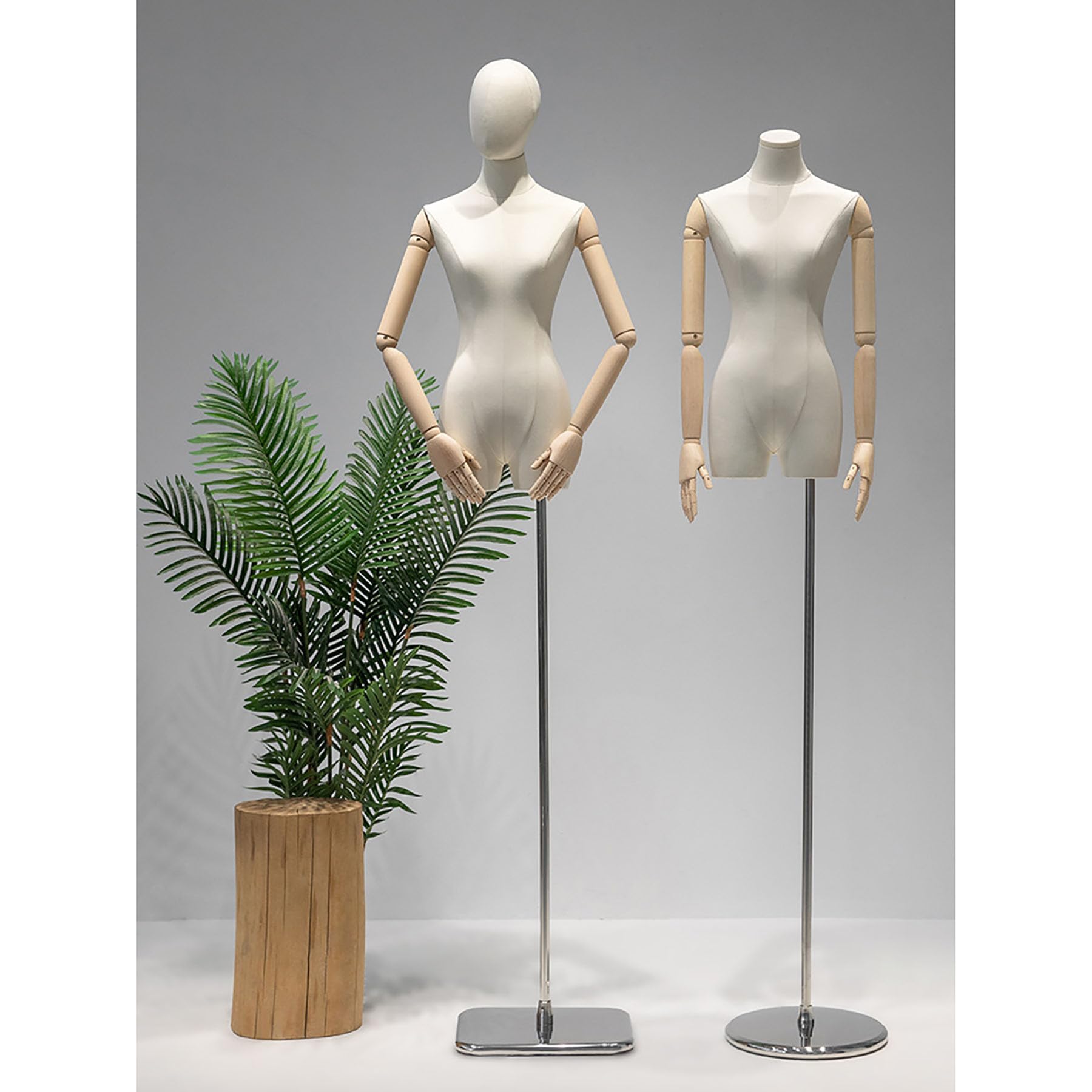Generic Torso De Maniquí De Medio Cuerpo con Base De Metal Engrosada, Vestido De Costura Ajustable En Altura, Soporte De Maniquíes De Lino para Exhibición De Joyas De Ropa,Gold c1