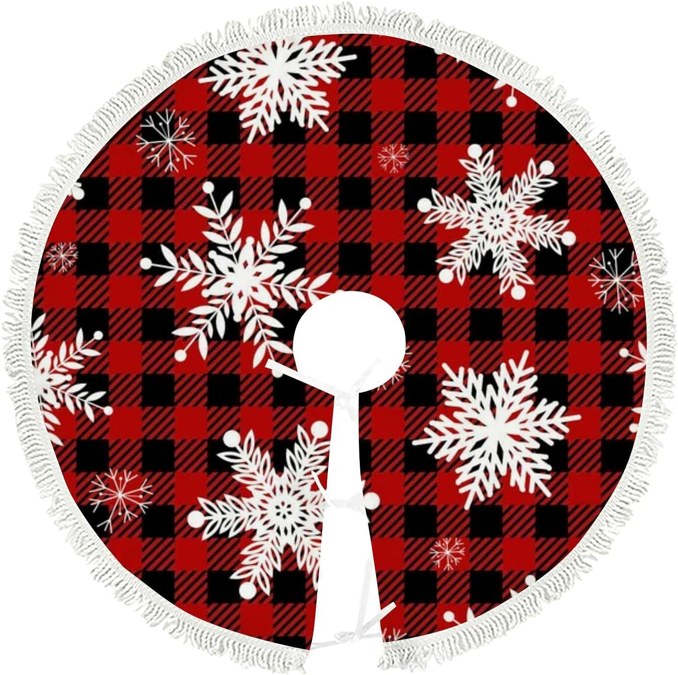 Christmas Tree Skirt Xmas Tree Skirts Buffalo Plaid