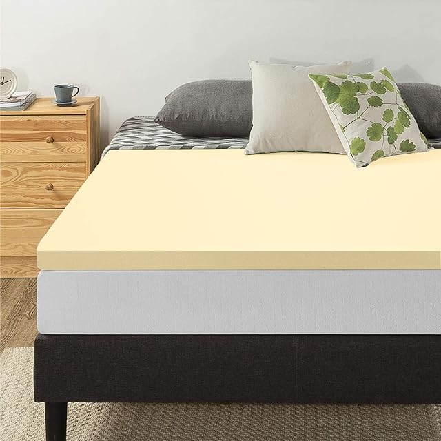 Orthopaedic Memory Foam Mattress Toppers Premium Quality Standard UK In 1", 2" Thicknesses Available Depths (Single 1")