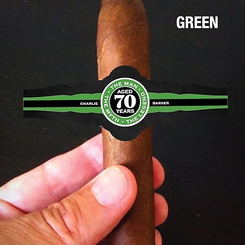 Miniatura 4 de Juego de 16 etiquetas personalizadas para cigarros de cumpleaños, The Man, The Myth, The Legend