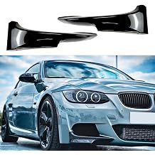 front bumper splitter 2 Pack Front Bumper Splitter Lip For Bmw 3 Series E92 E93 M-Tech 2006-2013 Abs Carbon Look Exterior Tuning Body Kit Left RightGloss black 2010-2013