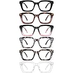 miyya Stylish Reading Glasses for Women, Cheaters Eyeglasses, Oversized Blue Light Readers, Fashion Eye Glasses