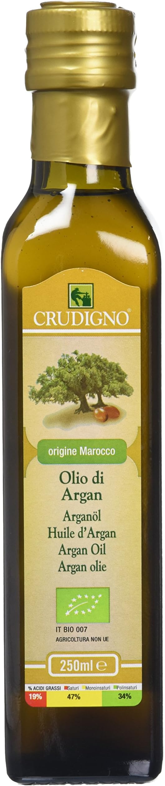 Crudigno Organic Argan Oil 250 ml