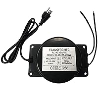 Vista 9 de Transformador de CA impermeable de 12 V 3 A, 36 W, fuente de alimentación LED de 110 V-120 V a 12 V CA, convertidor de voltaje, controlador LED