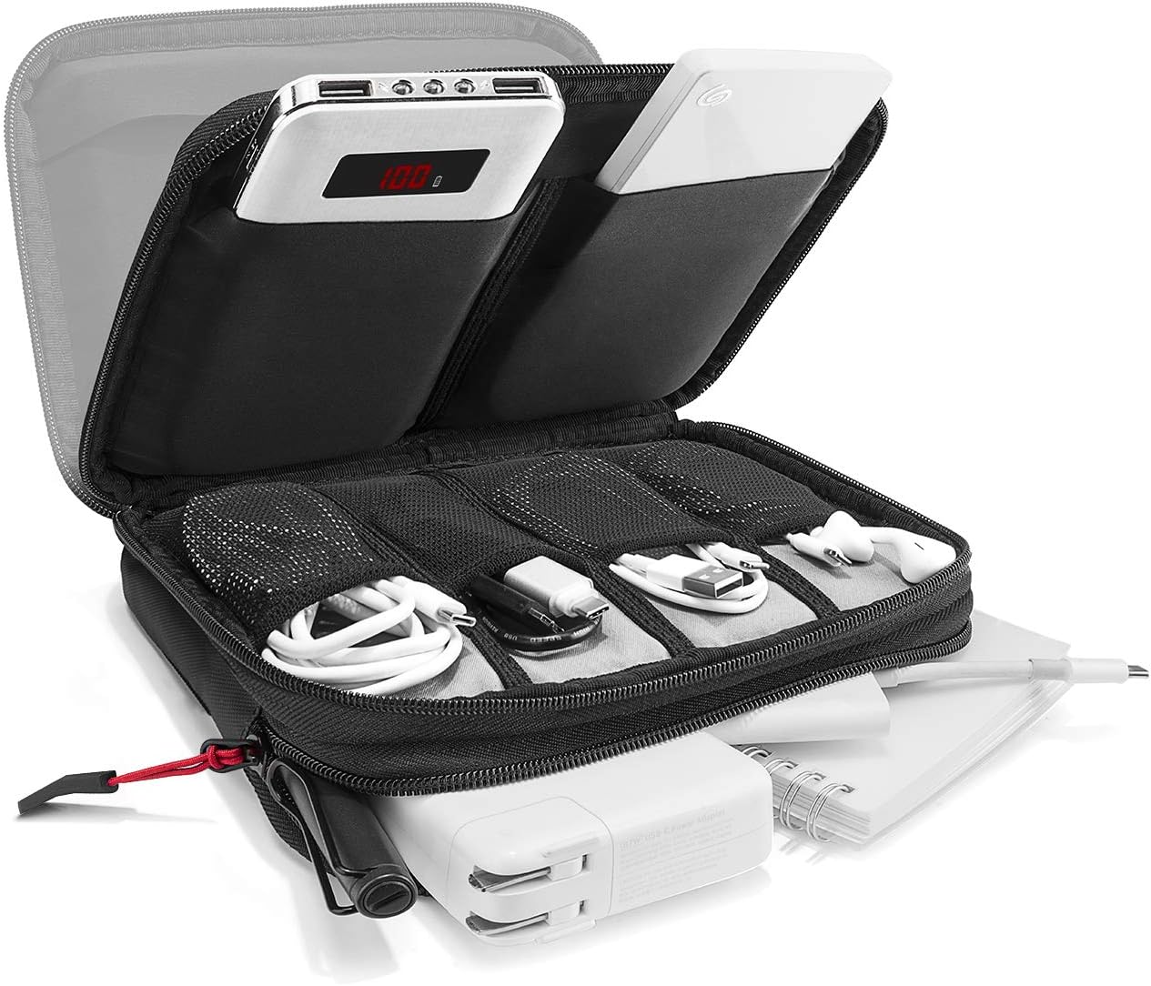 tomtoc Electronics Organizer Travel Cable Organizer
