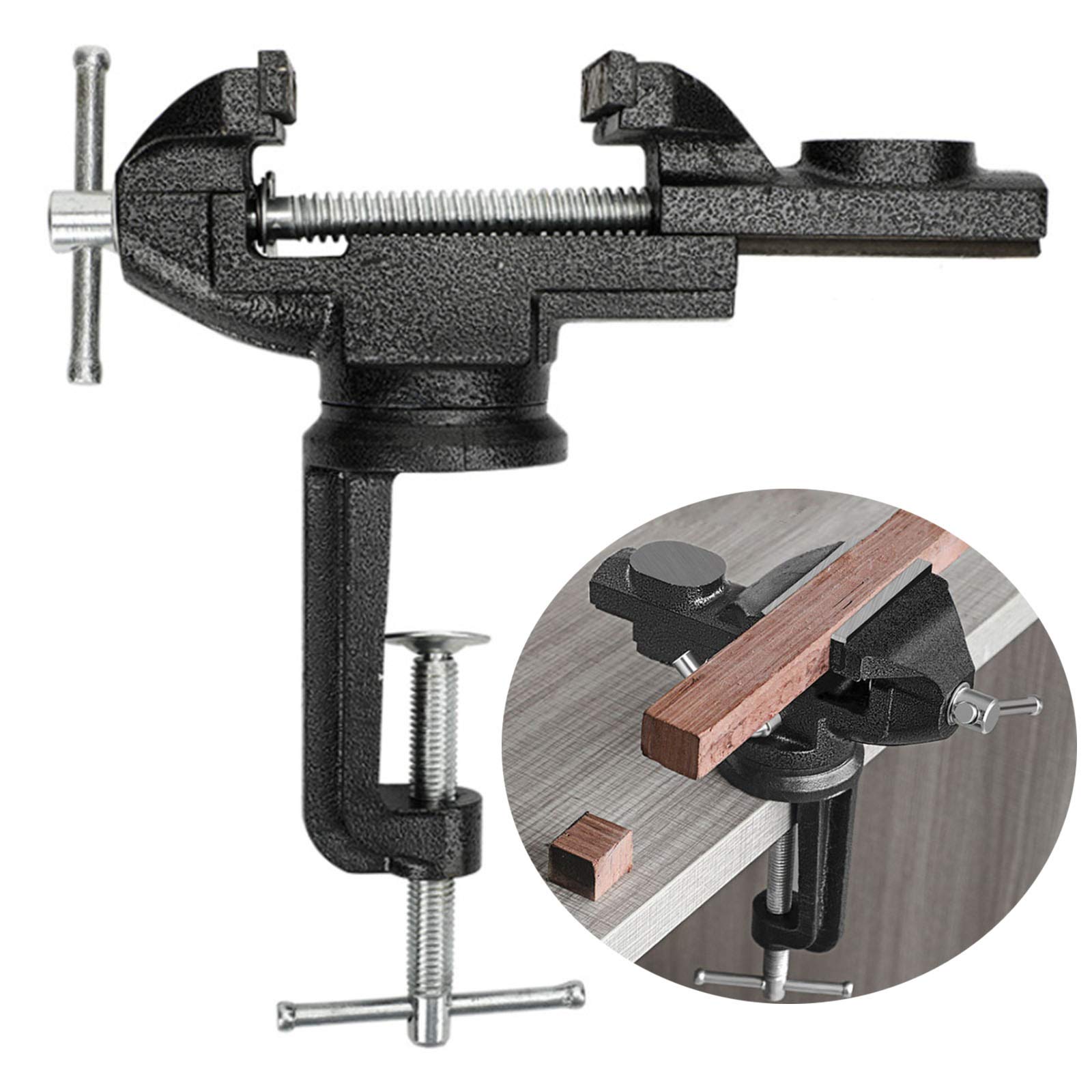 Buy Adjustable Mini Vice Universal Table Vice 360°Swivel Base Bench