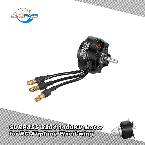 Miniatura 6 de Goolsky Supere el alto rendimiento 2204 1400KV 14 polos motor sin escobillas para el avión RC Ala fija