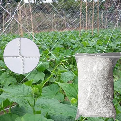 Miniatura 8 de Red de enrejado de jardín - Cordón de nailon elástico resistente con malla de alcance de 5 pies x 350 pies (6 pulgadas)