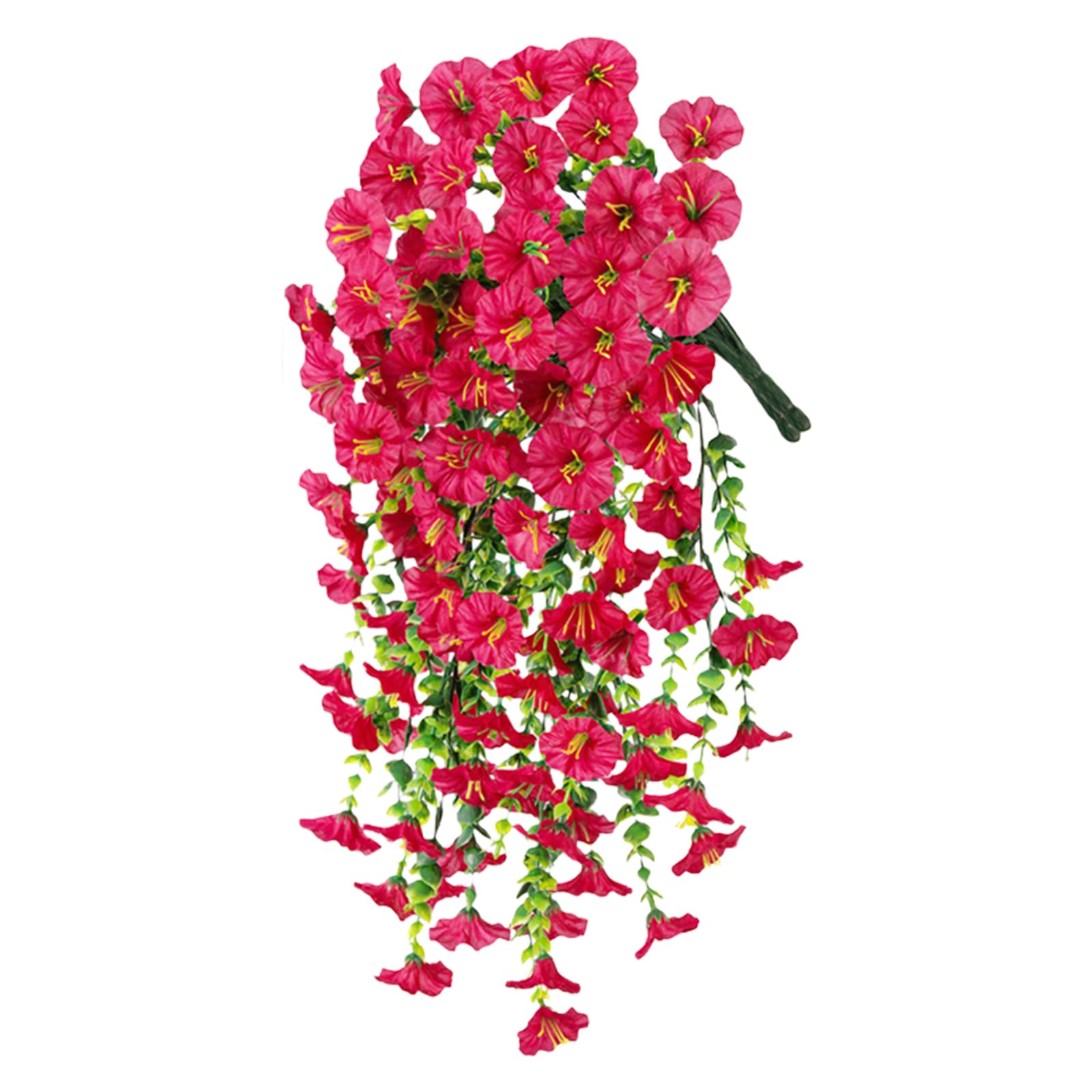 Artificial Morning Glory Hanging Flower Petunia Fade Resistant Fake Plant Wedding Decor Indoor Outdoor Use Indoor Outdoor Silk Flower Arrangement