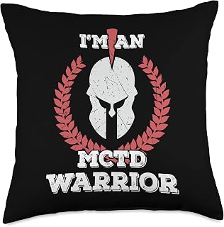 MCTD Warrior Mixed Connective Tissue Disease Awareness Throw Pillow