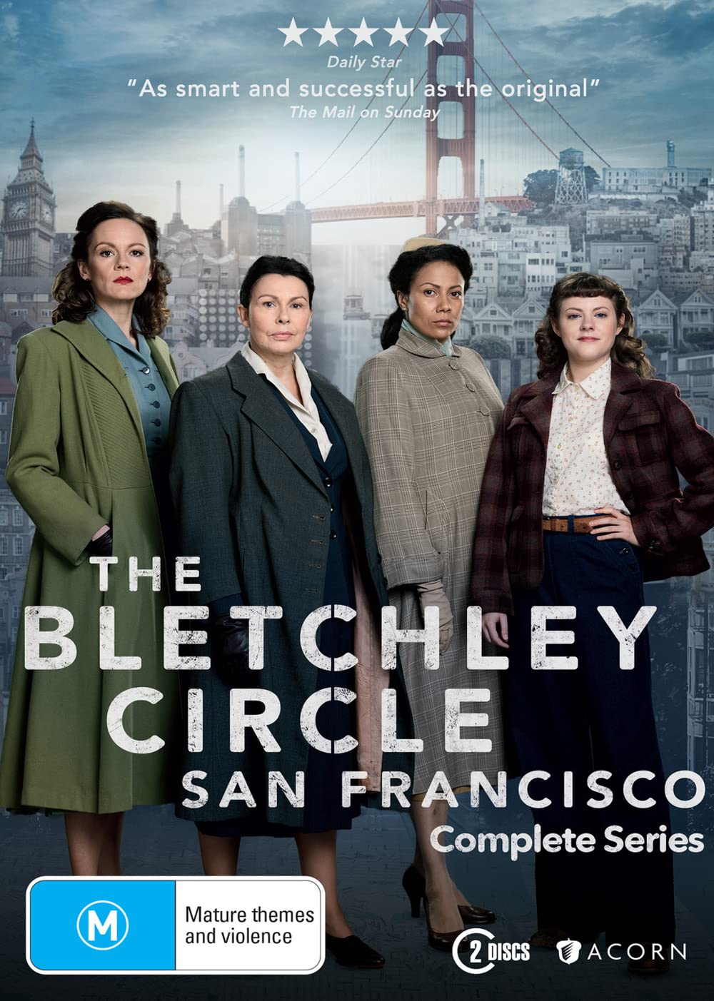 The Bletchley Circle San Francisco Complete Series NON USA Format Region 4
