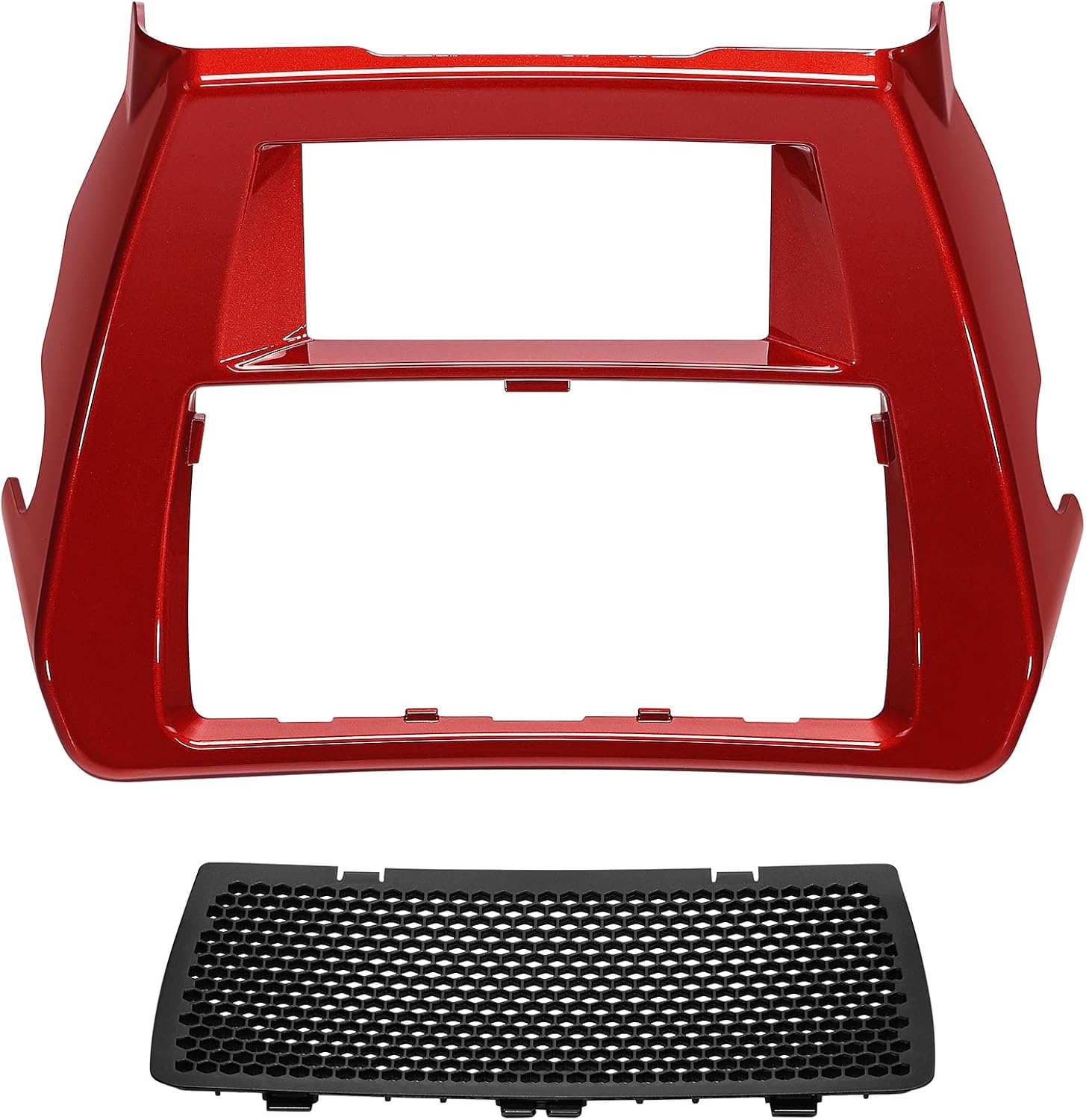 HR3 Whiskey Fire Radiator Cap Fairing Front Spoiler Radiator Cover Compatible with 2025 Street Glide Ultra FLHXU (Replace for OEM) '23-later FLHXSE FLTRXSE '24-later FLHX FLTRX FLTRXSTSE
