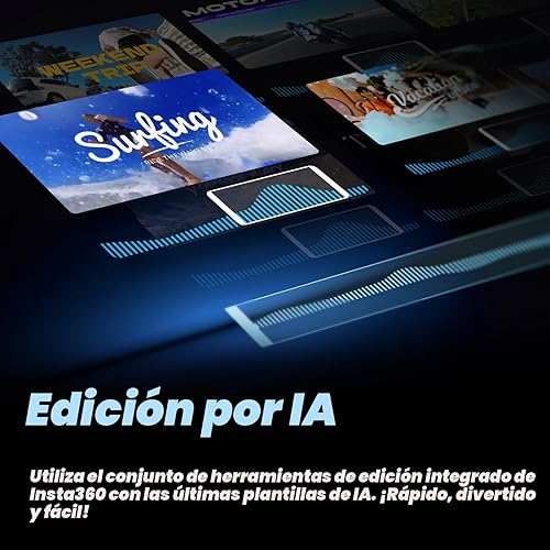 Miniatura 8 de Insta360 X3 - Cámara de acción 360 con video HDR activo 5.7 K 360, cámara de lente única 4 K, impermeable, FlowState, pantalla táctil 2.29 pulgadas,