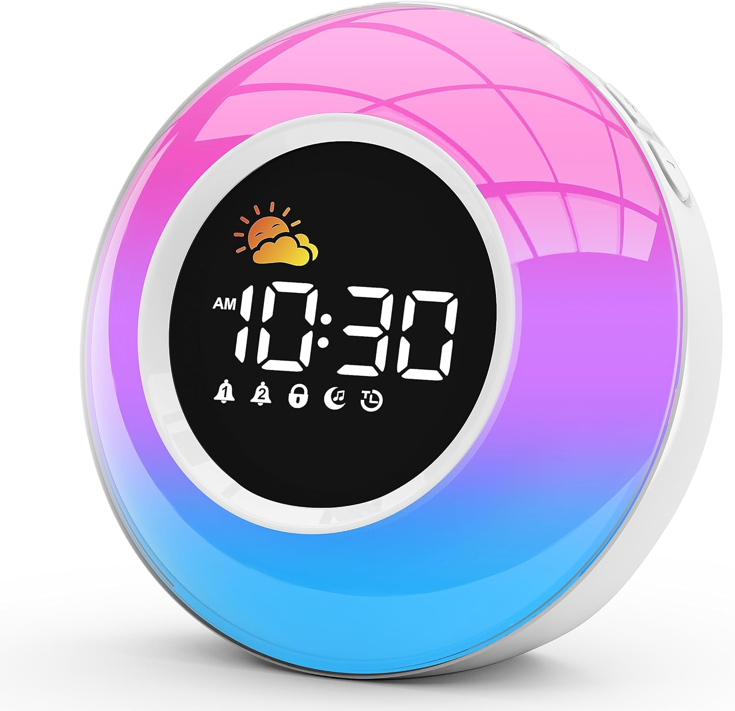 Kids Alarm Clock for Bedrooms, Toddler Sleep Training Clock