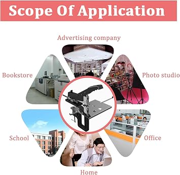 DKULMN Manual Book Stapler,eavy Duty Desktop Stapler, Heavy Duty Stapler Desktop Riding Stapler Saddle-Stitching Machine for Factory Office
