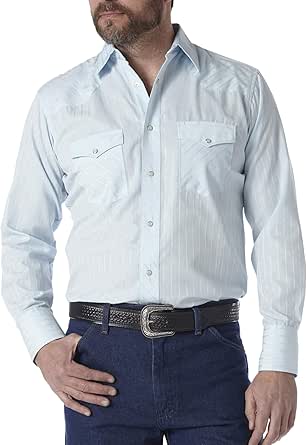 Wrangler Men's L/S Shirt - A-1 Western Wear Tack & Gifts